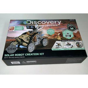 Discovery Mindblown Solar Robot Creation Kit STEM 12 in 1 190 Pcs Kids DIY